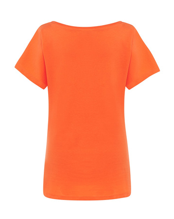 Damski T-shirt Trinidad od JHK: Rozszerzane Rękawy i Komfort na Lato