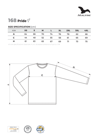 Sportowa Koszulka Szybkoschnąca PRIDE Double Face 130g Malfini
