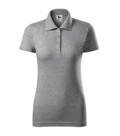 KOSZULKA POLO DAMSKA SINGLE J. T-SHIRT DAMSKI MALFINI CIEMNOSZARY 223