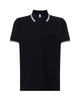 Koszulka Męska Polo PORA 210 Bawełniana WYSOKA JAKOŚĆ czarny