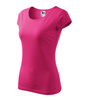 Dopasowana Koszulka Damska T-shirt bawełniana PURE 122 Purpurowa