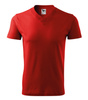 Koszulka Męska Czerwona w serek Malfini V-Neck 102 regular 100 % bawełna 