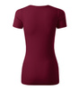 Elastyczna Koszulka Damska Slim-Fit Bawełna Garnet ACTION