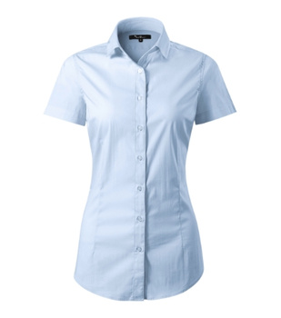 DAMSKA KOSZULA kobieca FLASH Taliowana PREMIUM light blue