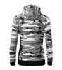 Bluza CAMO ZIPPER dla kobiet, z miękkiej mieszanki bawełny i poliestru