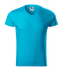 Koszulka męska dopasowana 180 g/m² 100% bawełna slim-fit Malfini V-neck 146 serek elegancka 
