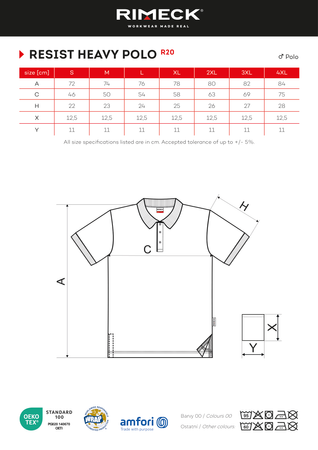 Męska Koszulka Polo RESIST HEAVY