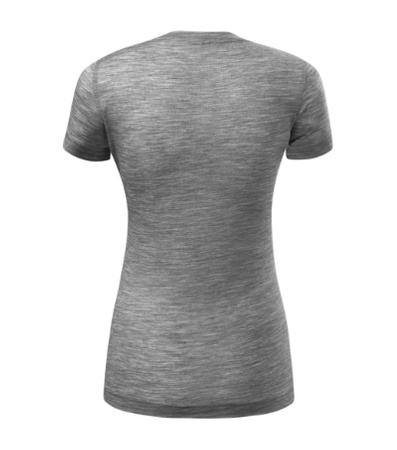 Damska Koszulka WEŁNA MERYNOSOWA MERINO RISE Slim-Fit Szara
