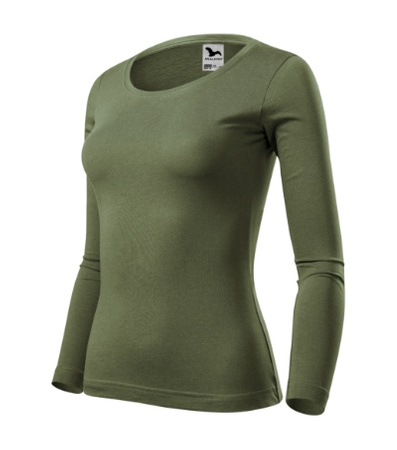 Koszulka damska długi rękaw MALFINI 169 Dopasowany Krój Bawełna