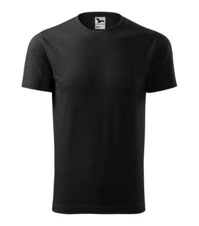 Czarna Koszulka Męska ELEMENT Bawełna Wzmocniona Single Jersey 4XL