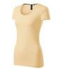 Elastyczna Koszulka Damska Slim-Fit Bawełna Vanilla ACTION