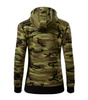 Bluza CAMO ZIPPER dla kobiet, z miękkiej mieszanki bawełny i poliestru
