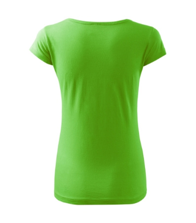 Dopasowana Koszulka Damska T-shirt bawełniana PURE 122 Green Apple
