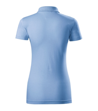 KOSZULKA POLO DAMSKA SINGLE J. T-SHIRT DAMSKI MALFINI BŁĘKITNY 223