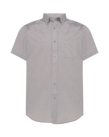 Koszula Męska SHA OXFSS: bawełna i poliester, Oxford, krótkie rękawy