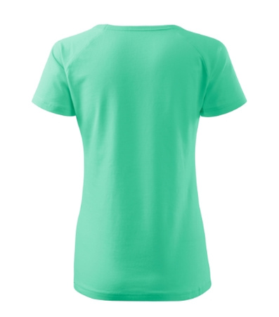Elastyczna damska koszulka Bawełna MALFINI DREAM Slim-Fit MIĘTOWA