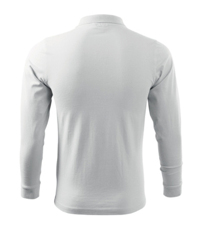 Elegancka Męska Koszulka Polo SINGLE J. Długi Rękaw Bawełniana Jersey