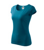 Dopasowana Koszulka Damska T-shirt bawełniana PURE 122 Petrol Blue
