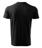 Koszulka Męska Czarna w serek Malfini V-Neck 102 regular 100 % bawełna 
