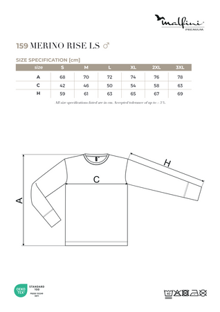 Koszulka MERINO RISE LS z Wełny Merynosowej - Komfort i Ciepło Każdego Dnia