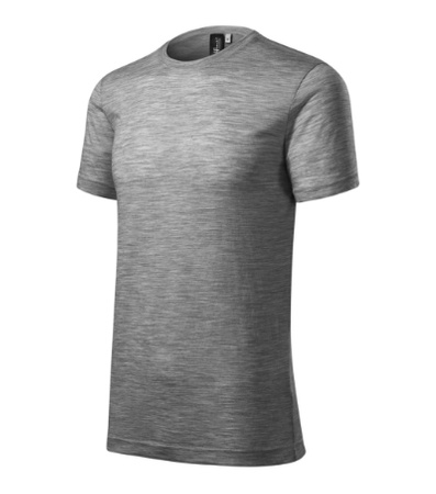 Męska Koszulka WEŁNA MERYNOSOWA MERINO RISE Slim-Fit szara
