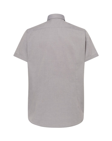 Koszula Męska SHA OXFSS: bawełna i poliester, Oxford, krótkie rękawy