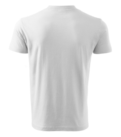 Koszulka Męska Biała w serek Malfini V-Neck 102 regular 100 % bawełna 