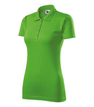KOSZULKA POLO DAMSKA SINGLE J. T-SHIRT DAMSKI MALFINI ZIELONA 223