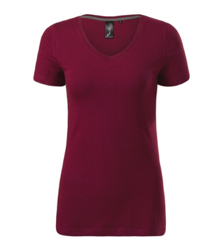 Damska koszulka V-neck, która podkreśla sylwetkę