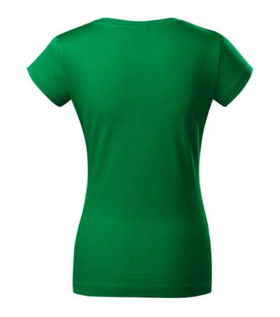 Koszulka damska gładka 180 g/m² Malfini Fit V-neck 162 slim z dekoltem w serek 100 % bawełna 