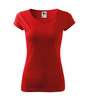 Dopasowana Koszulka Damska T-shirt bawełniana PURE 122 Czerwona