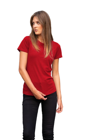 Koszulka damska 160 g/m² Basic 134 Malfini – 100 % bawełna, klasyczny T‑shirt