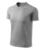 Koszulka Męska ciemnoszara w serek Malfini V-Neck 102 regular 85% bawełna 