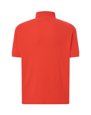 Koszulka Męska Polo PORA 210 Bawełniana WYSOKA JAKOŚĆ czerwony