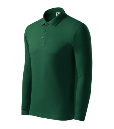 ELEGANCKIE Pique Polo LS Męskie Polówka Długi Rękaw MALFINI Bawełna