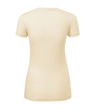 Damska Koszulka WEŁNA MERYNOSOWA MERINO RISE Slim-Fit Migdałowa
