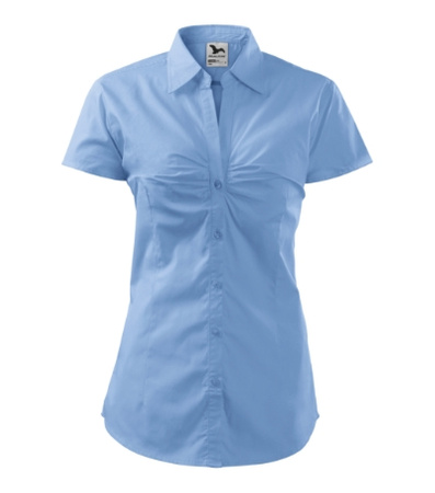 Koszula damska CHIC Malfini kelnerska subtelna plisa 120g Bawełna