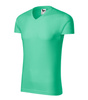 Koszulka męska dopasowana 180 g/m² 100% bawełna slim-fit Malfini V-neck 146 serek elegancka 