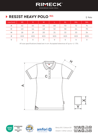 Damska Koszulka Polo RESIST HEAVY