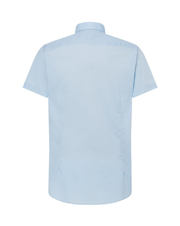 Koszula Męska SHA-POPSS: Połączenie Bawełny i Poliestru krótkie rękawy
