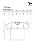 Koszulka Męska Czerwona w serek Malfini V-Neck 102 regular 100 % bawełna 