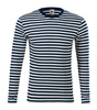 Koszulka w paski z długim rękawem 100 % bawełna 150 g/m² MARYNARSKA – Malfini Sailor LS 807