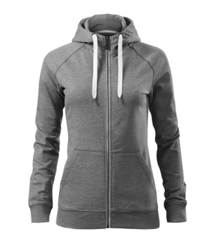 Damska Bluza VOYAGE z Kapturem o dopasowanym kroju Bawełna Terry