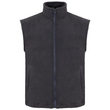 Kamizelka Polarowa Męska FLRA 350 z Praktycznymi Kieszeniami graphite