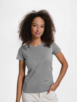 ELASTYCZNA Koszulka Damska NATIVE ORGANICZNA certyfikowana SLIM-FIT