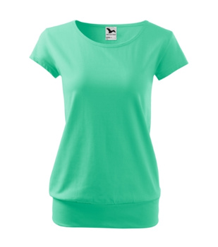 Koszulka Damska z Krótkimi Rękawami Luźna Bawełna Single Jersey CITY od Malfini