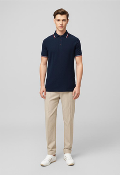 Męskie polo STYLOWE Malfini Focus regular 180 g/m² męska polówka 65 % bawełna KONTRASTOWA