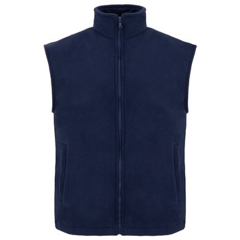 Kamizelka Polarowa Męska FLRA 350 z Praktycznymi Kieszeniami niebieski