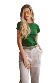 Dopasowana Klasyczna Koszulka Damska CLASSIC Single Jersey 145 g/m²