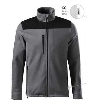 POLAR EFFECT IZOLUJĄCY MATERIAŁ BLUZA POLAROWA MALFINI STALOWY